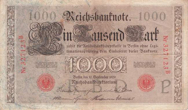 1000 Mark 1909 P/B ro.39